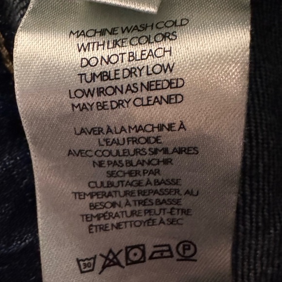 Pilcro Anthropologie Jeans Womens Blue Denim Wide Leg Baggy Loose EUC. Size 27 - Picture 13 of 13